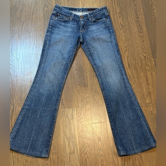 AG Classic Blue Flared Women's Jeans SIZE 25  bootcut y2k streetwear vintage - Picture 1 of 13